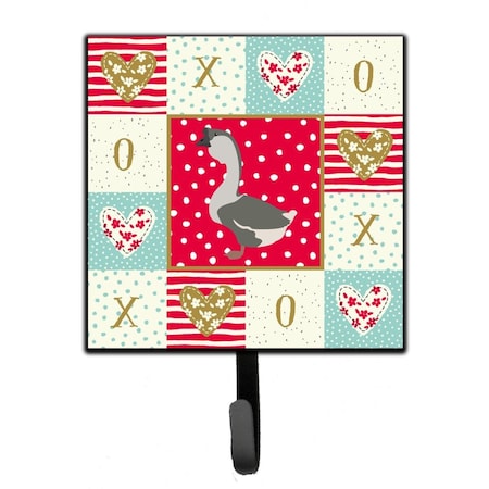 Carolines Treasures 4.25 x 1 x 7 in. African Goose Love Leash or Key Holder CK5326SH4